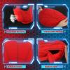 AUGMAXI Electric Spider Superhero Role-Playing Mask Toy with Moving Eyes and LED Lights - Remote Control Ring, Fun Gift for Men (red) view 4