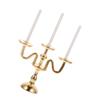 FELTECHELECTR Mini Candlesticks Toy Miniature Candlestick Model Mini Doll House Decor Realistic Scene Alloy Material view 1