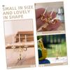 FELTECHELECTR Mini Candlesticks Toy Miniature Candlestick Model Mini Doll House Decor Realistic Scene Alloy Material view 2