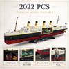 Liberty Imports Titanic Model Kit - 2022 Pieces Large Cruise Ship Building Blocks Set, STEM Educational Toy Gifts for Kids and Adults, Collectible Display view 3