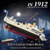 Liberty Imports Titanic Model Kit - 2022 Pieces Large Cruise Ship Building Blocks Set, STEM Educational Toy Gifts for Kids and Adults, Collectible Display view 4