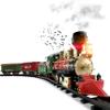 Christmas Train Set for Under The Tree with Lights, Music, Sounds, and Steam  Electric Train with On/Off Button, Smoke, Tracks  Perfect Holiday or Birthday Gift for Boys, Toddlers Ages 3+ Year Olds view 1