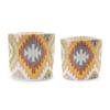 Melrose International 88412DS Southwestern Woven Cotton Basket - Set of 2 view 1
