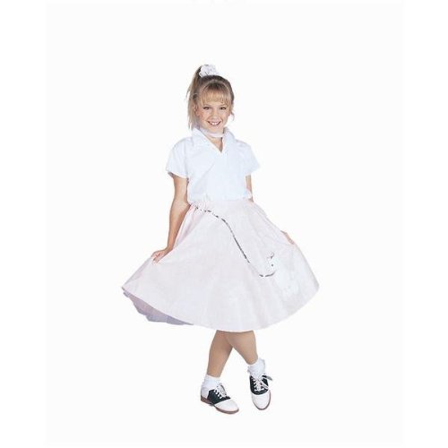 212 Main Blue Poodle Skirt with Shirt Costume - Size Child-Large