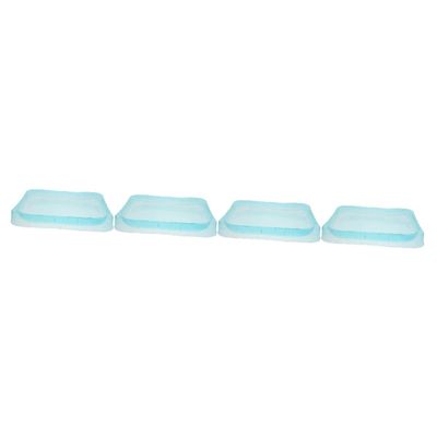 Abaodam 4pcs Rectangular Gyro Tray Gyro Train Stadium Plastic Plate for Interactive Play