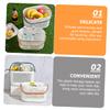 ABOOFAN Shower Baskets for Bathroom Portable Toilet Basket Handles for Bathroom view 4