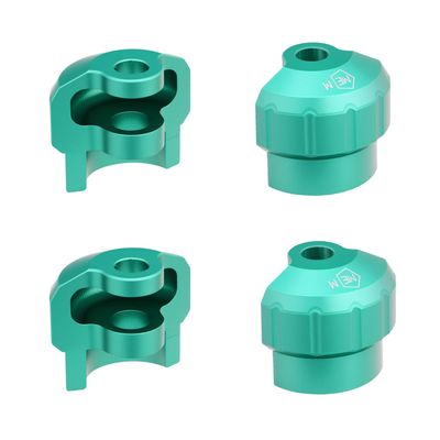 Mesimsple Aluminum Shock Cap Protector 6S for Arrma 1/7 Felony Infraction Fireteam Mojave 6s 1/8 Typhon Outcast Kraton Notorious 6s blx Series Upgrades Part Green