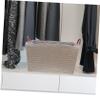 HANABASS Picnic Storage Basket Foldable Faux Rattan Organizer for Home Office Nursery for Toys Clothes and Household Items Spacious Design Elegant Beige view 2