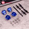 Mesimsple Alum Shock Standoff Cap Protector 6S for Arrma 1/7 Felony Infraction Fireteam Mojave 6s 1/8 Typhon Outcast Kraton Notorious 6s blx Series Upgrades Part Blue view 2