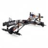 RC Chassis Frame for 1/10 RC Tracked Vehicle Axial SCX10 II 90046 EX86100 313mm Wheelbase Chassis Frame Set with 2-Speed Gearbox Reverse Front Axle view 2