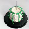 20 Pack Green Bow Cupcake Toppers Dark Green Ribbon Bows Cake Toppers for St. Patrick's Day Balloon Wall Party Decorations Safari Forest Animal Birthday Christmas Baby Shower Graduation Party Supplies view 1