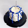 20 Pack Royal Blue Bow Cupcake Toppers Deep Blue Ribbon Bows Cake Toppers for Boys Men Father's Birthday Cake Decors High Footed Cup Balloon Wall Decorations Independence Day Graduation Party Supplies view 1