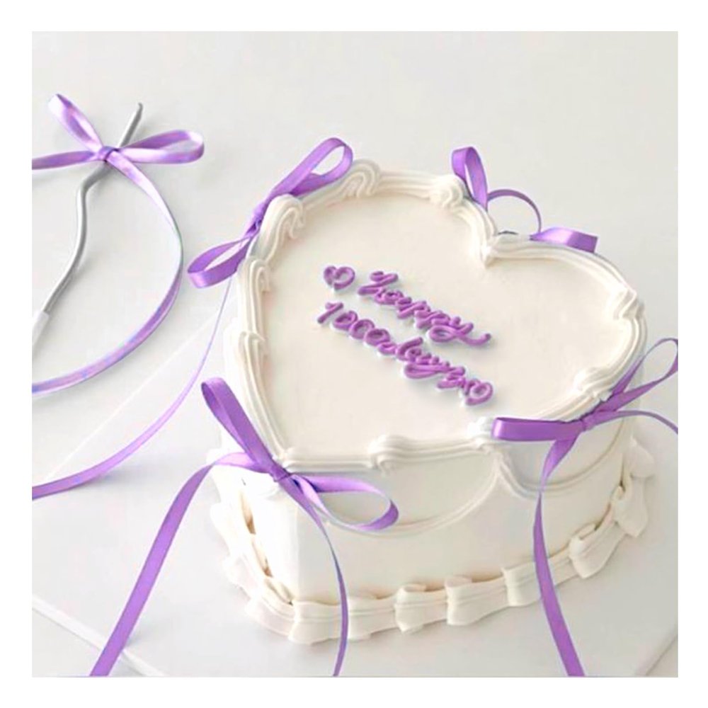 20 Pack Purple Bow Cupcake Toppers Light Purple Ribbon Bows Cake Toppers for Coquette Bow Birthday Cake Bows High Footed Cup Balloon Wall Decorations Baby Shower Wedding Anniversary Party Supplies
