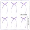 20 Pack Purple Bow Cupcake Toppers Light Purple Ribbon Bows Cake Toppers for Coquette Bow Birthday Cake Bows High Footed Cup Balloon Wall Decorations Baby Shower Wedding Anniversary Party Supplies view 2