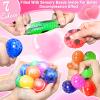 28 Pack Valentine's Day Gifts for Kids Teens, Sport Stress Balls with Valentine Cards Football Soccer Fidget Stress Relief Toys Squeeze Ball for Boys Girls School Classroom Exchange Prize Party Favors view 3