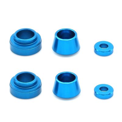 RC Accessory Compatible with Tamiya TT02 TT-02 1/10 RC Car Upgrade Parts Accessories Metal Steering Flange Sleeve Bushing Gasket
