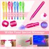 28 Pack Valentines Day Gifts for Kids 4-8 8-12 Invisible Ink Pen with Valentines Day Cards for Kids School Classroom Gifts,Valentines Party Favors Spy Pen Magic for Toddles Boys Girls Exchange Prizes view 4