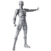 Playmosaic Body-kun Sports Edition SHF Figuarts Action Figure Wire Frame Gray Color Version view 3
