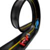 FLXTRACK Flexible Race Car Track Set, with Pressure Suction Cup, 2 Small racecars, Zipup Storage Bag, Highly Flexible Two-Lane, Slot Car Race Tracks Set, DOUBLESIDED 5+ Meters Long, Montessori Toy view 4