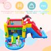 Eachup 17.6FT Commercial Bounce House for Big Kids 8-12,100% PVC Inflatable Obstacle Course Bounce House with 2 Slide,Climbing Wall,Obstacles,Trampoline,Ball Pool,1100W Blower view 3