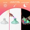 3D Printed Fractal Fidget Hexagon-Hexagonal Spiral Visual Fingertip Toys for Stress Anxiety-Glow in The Dark Skull Toys for Calming Relief- Halloween Fidget Toys for Kids & Adults (4 Pack) view 3