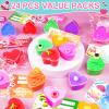 24 Pack Valentines Day Gifts for Kids Classroom Heart Butter Slime with Charms Valentines Day Cards for Kids School, Valentines for Class Exchange Valentines Party Favors Stress Relief Fidget Toys view 4