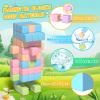 30PCS Magnetic Blocks, Waterproof Building Blocks, Macaron Colors Cubes, Preschool Classroom Must Haves Sensory Autism Toys, STEM Kids Toys Christamas Present for Boys Girls ages 3 4 5 6 Year Old view 2