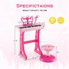 37-Key Children's Toy Keyboard Piano, Children's Piano, Detachable Legs, Adjustable Microphone and Music Stand, Suitable for Children Aged 3-8, Pink view 4