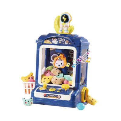 kowaku Prize Dispenser Toy Mini Vending Machine, Gift Multifunctional with Dolls Electronic Arcade Game Claw Machine for Party Gift