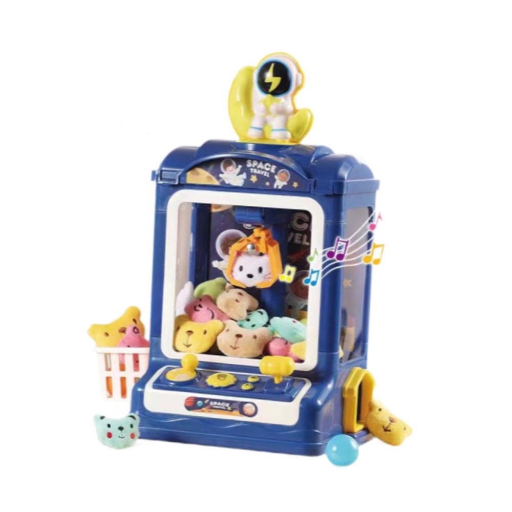 kowaku Prize Dispenser Toy Mini Vending Machine, Gift Multifunctional with Dolls Electronic Arcade Game Claw Machine for Party Gift