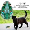 LIZEALUCKY 5 PCS Clockwork Pet Toy Iron Sheet Frogs, Animal Clockwork Wind Up Running Play Toys, Clockwork Frog Pet Toy for Cat Dog Playing Accessories view 3