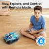 Sillbird Robot Building Kit with Remote Control STEM Gifts for Boys Ages 8-12, Technic Coding Robotic Toys for Kids Birthday, Build 5in1 Models with 488 Pieces - Blue view 3
