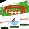 JUNEBRUSHS 42pcs Football Party Favors Silicone Bracelets Rubber Wristbands Accessories for Football Sport Themed Birthday Party Decorations Adults Stuffers Filler Gift Supplies(6 Designs) view 2