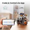 Sillbird Robot Building Kit with Remote Control STEM Gifts for Kids Boys Age 8-12, Coding Technic Robotics Toy for Birthday - Buildable 5in1 Models with 488 Pieces - Orange view 3