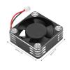 RC Motor Fan, Motor Cooling Fan 28000RPM RC Electric Vehicle Fan for 1/10 1/12 RC Car (Black Silver) view 4