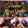 2026 New Year Decorations - Happy New Year Backdrop Banner with Firework Pattern Large Sign Photography Background Wall Decorations for 2026 New Years Eve Party Supplies view 4
