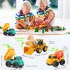 vusum Toddler Toys for Ages 2-4, Kids Toys for 1 2 3 Year Old Boy Girls,Dump Truck Cement Mixer Excavator Toy Cars Set, BPA Free, Phthalates Free, PVC, Outdoor Toddler Boy Toys Birthday view 4