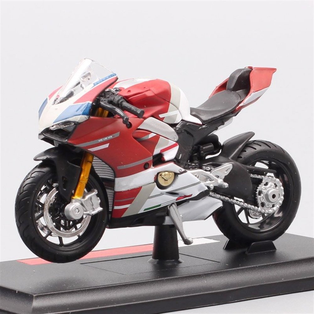 Collection 1/18 Motorcycle Simulation Diecast Model Collection Gift for Ducati Panigale V4 S(Nobox)