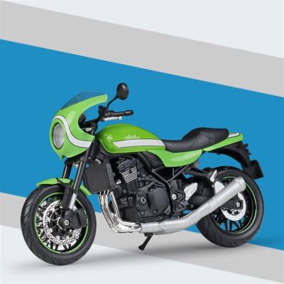 Collection 1/12 Motorcycle Simulation Diecast Model Collection Gift for Kawasaki Z900RS(Green)