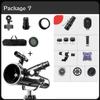 DONGDAWAN Telescope for Astronomy,Portable Telescope - Easy to Mount and Use - Ideal for Kids and Beginner Adults - Astronomical Telescope for Moon, Stargazing, (VIT C) (Black E) view 2