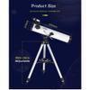 DONGDAWAN Telescope for Astronomy,Portable Telescope - Easy to Mount and Use - Ideal for Kids and Beginner Adults - Astronomical Telescope for Moon, Stargazing, (VIT C) (Black E) view 3