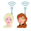 Lexibook, Frozen TW18FZ 3D Frozen Walkie Talkie 500 m Range 2 Communication Channels Belt Clip Blue view 2