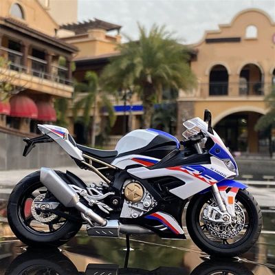 Collection 1:12 for S 1000RR S1000RR Motorcycle Collection Simulation Diecast Gift(Blue Boxed)