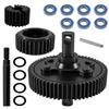 Steel Transmission Gear Fit for 1/10 Slash 2WD(VXL) Rustler Stampede Bandit 2WD(VXL), Transmission Gear Upgrades Part for Grearbox, Black view 1