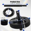 Steel Transmission Gear Fit for 1/10 Slash 2WD(VXL) Rustler Stampede Bandit 2WD(VXL), Transmission Gear Upgrades Part for Grearbox, Black view 2