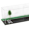 JWQFBC 1:64 Scale Diecast Toy,Car Storage Car Garage Diorama Model,Freestanding,Storage Parking Lot Display Case, for Room Office, Track view 4