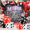 6 Pieces Jumbo Inflatable Dice 19.7 Inch Giant Inflatable Dice Multicolor Large Fun Game Tools for Indoor Outdoor Lawn Swimming Pool Party Board Game (White, Black, Red) view 4