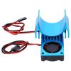 Keenso 540/550 RC Motor, High Strength Motor Twin Cooling Fan Heat Sink with for 1/10 Scale Electric RC Car (Blue) rc Cooling Fan Heat Sink view 2