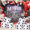 6 Pieces Jumbo Inflatable Dice 19.7 Inch Giant Inflatable Dice Multicolor Large Fun Game Tools for Indoor Outdoor Lawn Swimming Pool Party Board Game, White view 3
