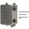 LIZEALUCKY Metal Receiver Box ESC Box Upgrade Parts, ESC Receiver Box Accessory, SCX10 Metal Receiver Box for SCX10 1/10 RC Crawler Car view 4